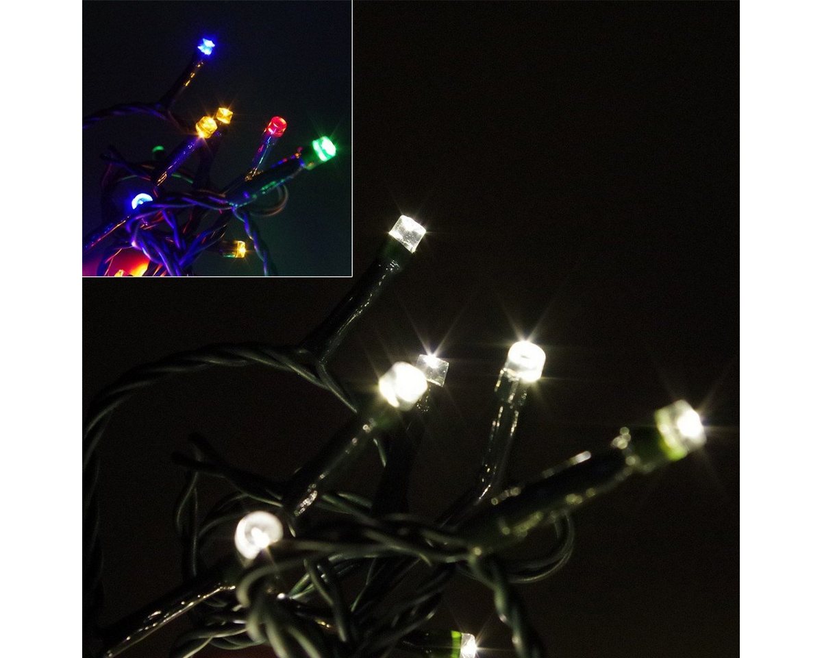 Lichterkette LED Lichterkette 120LED Netzbetrieb Farbwechsel Weihnachtsbeleuchtung, für Innen- und Außenbereiche von OTTO
