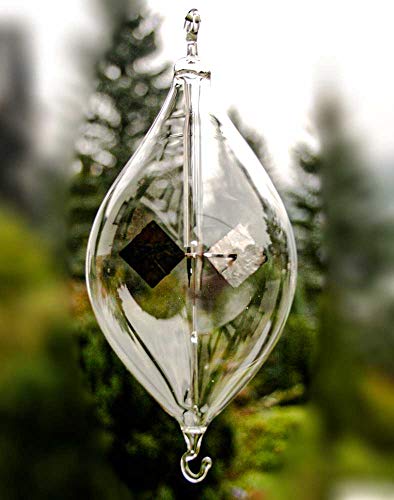 Lauschaer Glaskunst Lichtmühle Olive klar (90 mm) von Lauschaer Glaskunst