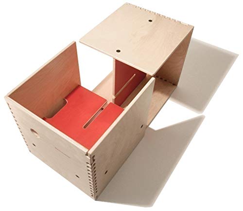 Unbekannt MAXintheBOX Kindermöbel-Set von perludi design Tisch Hocker Stuhl Sitzwürfel Regal/diverse Farben von Unbekannt