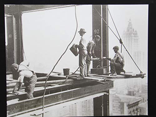 Unbekannt Manhattan III Bauarbeiter in NY Poster 56 x71 cm von Unbekannt