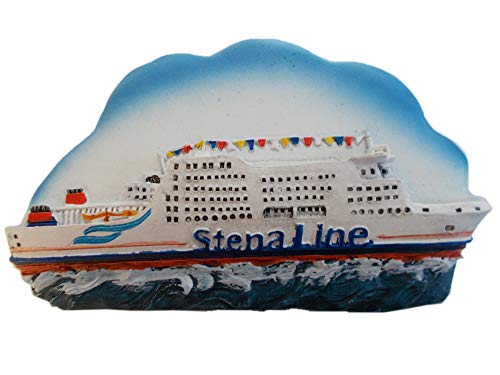 Unbekannt Maritimer Kühlschrankmagnet Stena Line Kreuzfahrt-Schiff Fähre |6 x 9,5 cm von Unbekannt