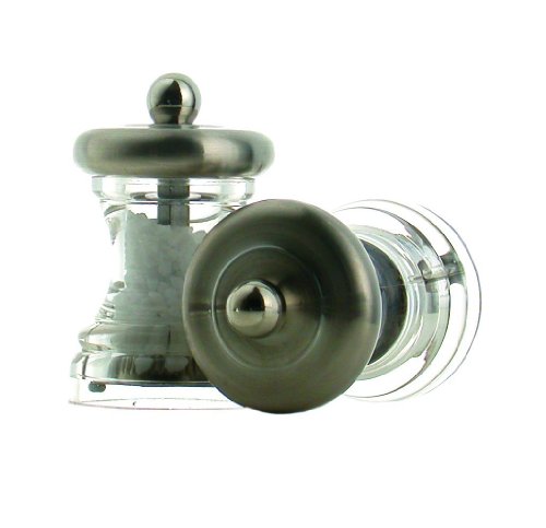 MARLUX m193.028380 Pfeffermühle/Salzstreuer Acryl Transparent/Aspekt Edelstahl 4,2 x 4,2 x 7 cm MARLUX m193.028380 Pfeffermühle/Salzstreuer Acryl Transparent/Aspekt Edelstahl 4,2 x 4,2 x 7 cm von DE BUYER