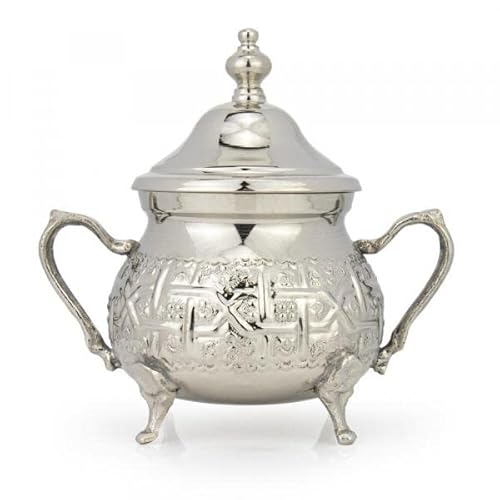 Unbekannt Saharashop ROYAL Orientalische Minz-/ Zuckerdose Zuckerbehälter Tischdekoration Deko Gewürzbehälter Gewürzdose Aufbewahrung Behälter Sugar von Saharashop