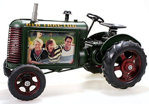 Unbekannt Metall Traktor als Bilderrahmen grün 26 cm Blech Modell Schlepper Trecker Unbekannt Metall Traktor als Bilderrahmen grün 26 cm Blech Modell Schlepper Trecker von Unbekannt