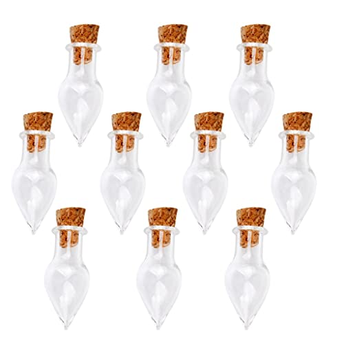 Unbekannt Mini Glas Teardrop Flaschen Vials 10 Stk. Romantisch, Klein Unbekannt Mini Glas Teardrop Flaschen Vials 10 Stk. Romantisch, Klein von Unbekannt