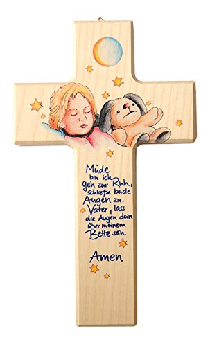 Unbekannt Neumeyer Kinderkreuz, Holz, Natur, 20 x 12 x 2,5 cm von Unbekannt