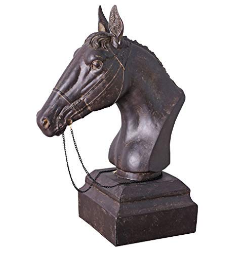 Unbekannt Pferdekopf Pferde Statue Pferdebüste Pferd Skulptur Polystein Braun Reitpferd Pferdefigur cw196 Palazzo Exklusiv Unbekannt Pferdekopf Pferde Statue Pferdebüste Pferd Skulptur Polystein Braun Reitpferd Pferdefigur cw196 Palazzo Exklusiv von Unbekannt