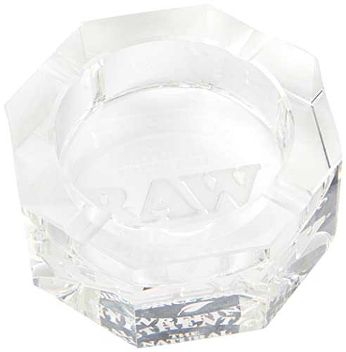RAW 18419 Crystal Glass Ashtray, Kristallglas, Transparent, Medium von RAW