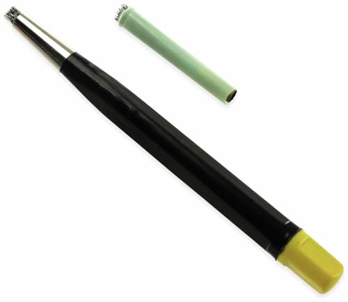 Unbekannt Rostradierer-Stift mit Ersatzbürste, Stahl, 120 mm Unbekannt Rostradierer-Stift mit Ersatzbürste, Stahl, 120 mm von Unbekannt