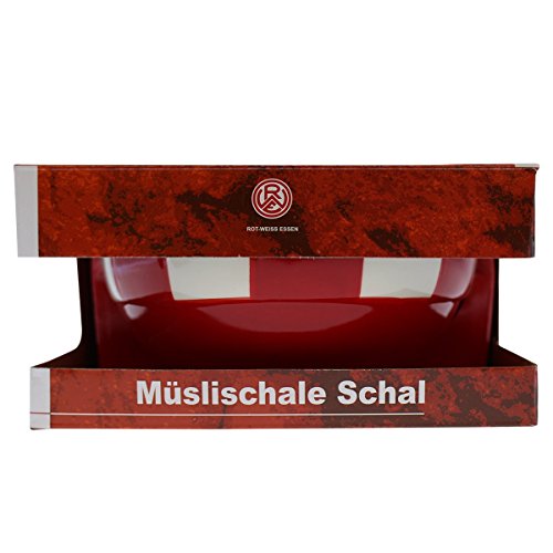 Unbekannt Rot Weiss Essen - Müslischale Frühstücksschale rot Weiss Schal von Unbekannt