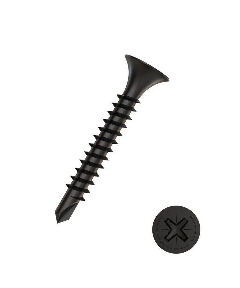 Connex Schnellbauschraube Schnellbauschrauben 3.5 x 45 mm, PH 2, 400 Stück von Connex