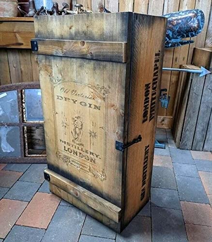 Unbekannt Shabby WANDSCHRANK Wand BARSCHRANK FRACHTKISTE Victorian Gin KISTE Vintage MINIBAR BAR Holz 74cm H. Unbekannt Shabby WANDSCHRANK Wand BARSCHRANK FRACHTKISTE Victorian Gin KISTE Vintage MINIBAR BAR Holz 74cm H. von Unbekannt