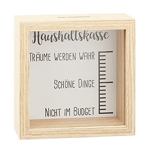 Unbekannt Spardose Bilderrahmen 14,5 x 14,5 cm Holz (Haushaltskasse) von Unbekannt