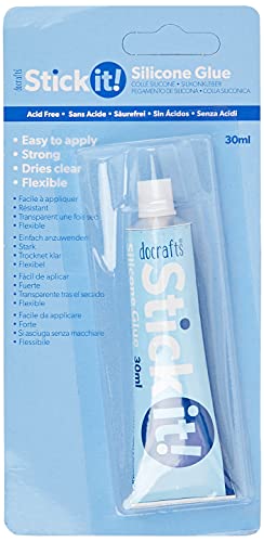 Stick it 30 ml Silikon Silikon Kleber Tube, transparent Stick it 30 ml Silikon Silikon Kleber Tube, transparent von Docrafts
