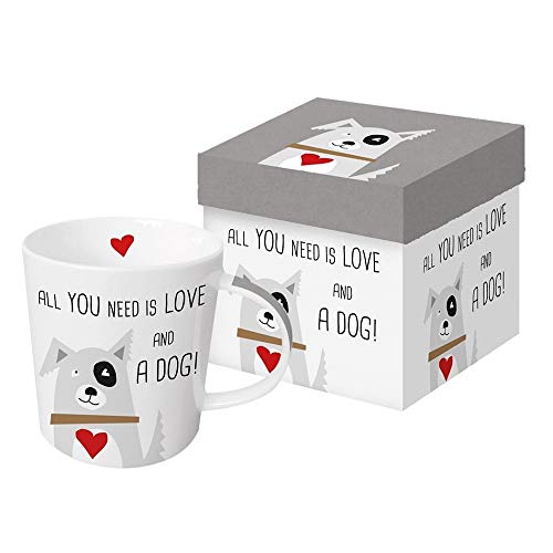 Unbekannt Tasse Henkelbecher Love and Dog von Unbekannt