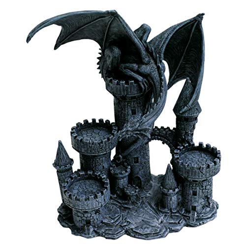 Teelichthalter Drache 4 Burgtürme Kerzenhalter Figur Teelichthalter Drache 4 Burgtürme Kerzenhalter Figur von Unbekannt