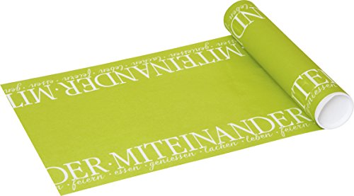 Unbekannt Tisch-Läufer / Tisch-Decke Miteinander Essen Tisch-Band / Tisch-Dekoration / Tisch-Läufer in Apfel-grün (2 Rollen) von Unbekannt