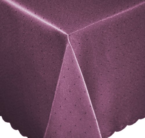 Unbekannt Tischdecke eckig 160x260 cm Phase Struktur Tafeltuch bügelfrei fleckenabweisend #1255 (lila) von Unbekannt