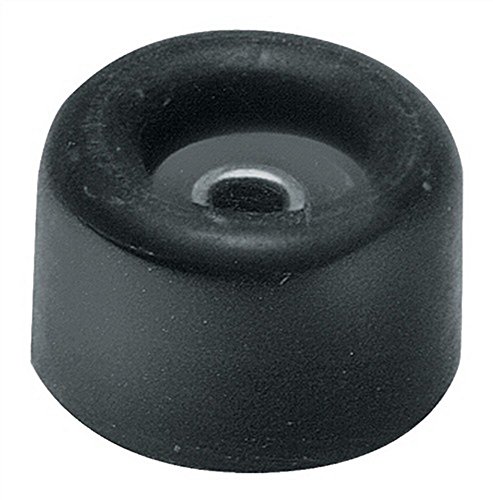 Unbekannt Türpuffer D: 30mm Höhe 26mm schwarz aus Gummi mit Metallöse, 50 Stück von Unbekannt