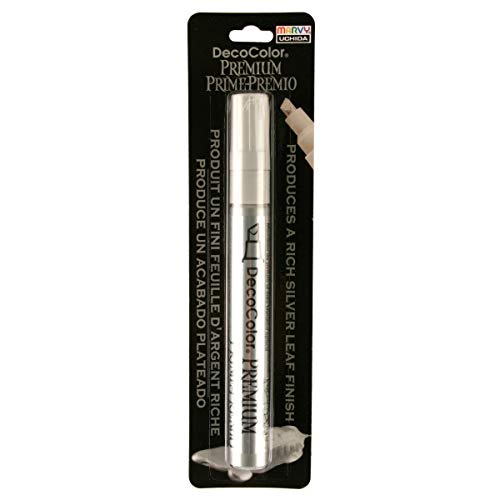 DecoColor Premium Chisel Paint Marker-Silver von Marvy Uchida