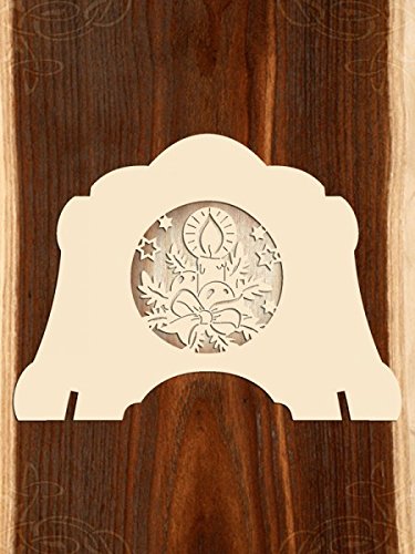 Unbekannt Weihnachten - Schwibbogen-Erhöhung Kerze Natur - 1 Set - 2 Stück Unbekannt Weihnachten - Schwibbogen-Erhöhung Kerze Natur - 1 Set - 2 Stück von Unbekannt
