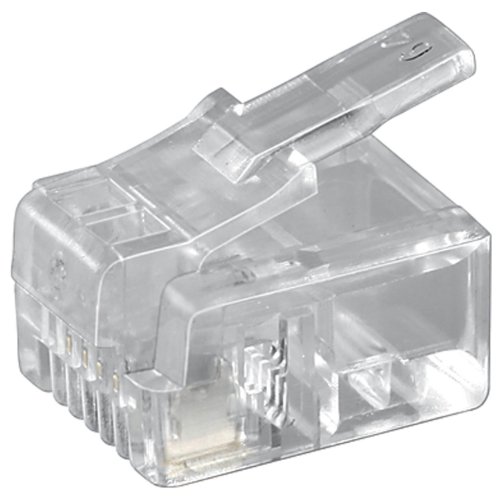 Unbekannt Westernstecker für Rundkabel; TEL MODU RJ11 6P4C/RJ11 ROUND PLUG Unbekannt Westernstecker für Rundkabel; TEL MODU RJ11 6P4C/RJ11 ROUND PLUG von Unbekannt