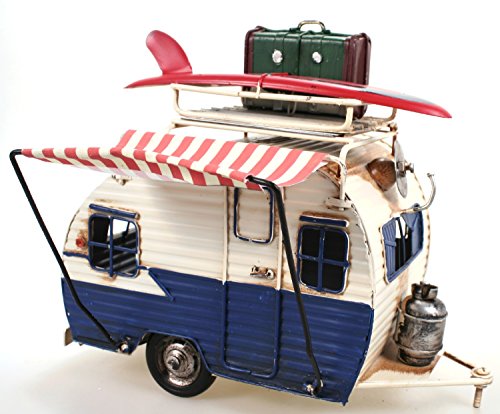 Unbekannt Wohnwagen aus Metall blau mit Rahmen und Spardose Camper Auto Oldtimer Nostalgie Unbekannt Wohnwagen aus Metall blau mit Rahmen und Spardose Camper Auto Oldtimer Nostalgie von Unbekannt