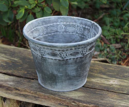 Unbekannt Zink Blumentopf Ornament von Unbekannt