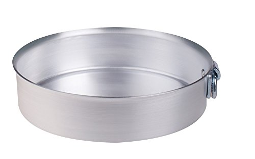 Unbekannt Pentole Agnelli Profi Aluminium 3 mm Zylindrische Kuchenform mit Ring Ø 36 cm Silber von Unbekannt
