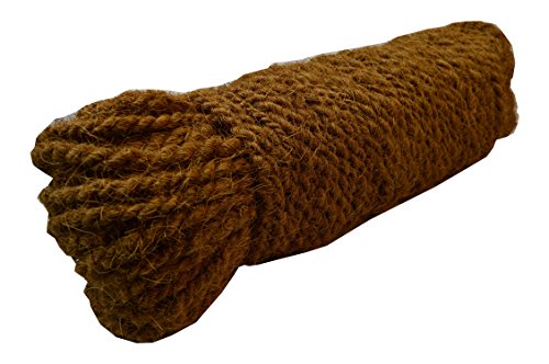 Unbekannt ca.100 Meter(ca.2Kg) Kokosgarn-Dholl Baumstrick 100% Kokosfaser Strick Seil Baumstrick Zum Anbinden von Bäumen, Gehölzen und Sträuchern von Unbekannt