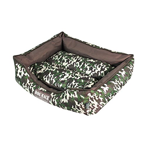 CODICO Rechteckiger Korb in Wolloptik, Polyester, kaki, 73 x 60 x 20 cm von CODICO