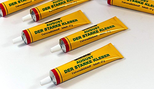 Universalkleber je 43g August der Starke Kleber Universalklebstoff Alleskleber 50 Tuben (2,15Kg) von Unbekannt