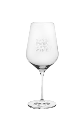 Räder Vino Rotweinglas Save water drink wine von Räder