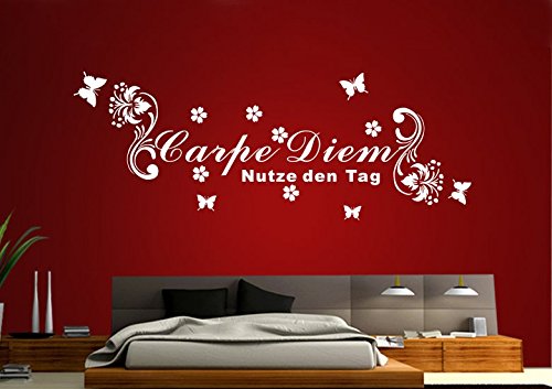 Wandtattoo wandaufkleber Aufkleber Wandsticker wall sticker Wohnzimmer Schlafzimmer Kinderzimmer 30 Farben zur Wahl Wandtext Wandwort Wandspruch spruch Zitat K?che Schriftzug Herzlich Willkommen wzt28(Printed Sticker,ca.20 x 8cm) von Inconnu