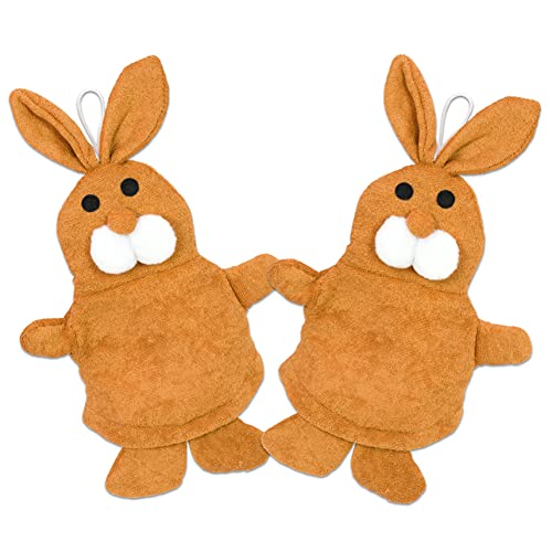 Müller & Herber - Waschhandschuh Hase - Waschlappen Waschen Körperpflege von Müller & Herber