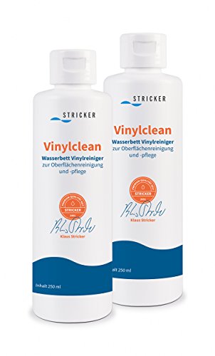 STRICKER Wasserbett Pflegeset Vinylreiniger Vinylclean 2 x 250ml - Markenqualität zur Pflege der Wassermatratze von STRICKER