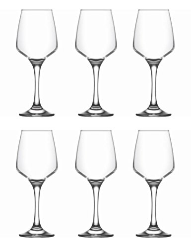 Weingläser Weißwein Glas elegante Form 0,3 Liter 6 Stück von Unbekannt