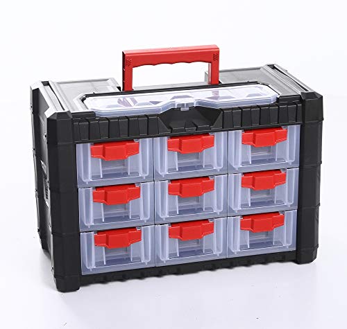 Unbekannt Werkzeugkoffer Sortimentskoffer Sortimentskasten Koffer Kleinteilemagazin 5 Größen (NS303) von Unbekannt