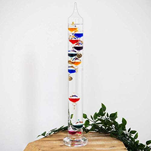 Widdop Bingham Galileo Thermometer – 44 cm mehrfarbig 10 Glühbirnen G108 von Widdop and Co