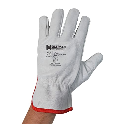 Wolfpack 15030034 22,9 cm Leder Handschuh mit Klettverschluss von WOLFPACK