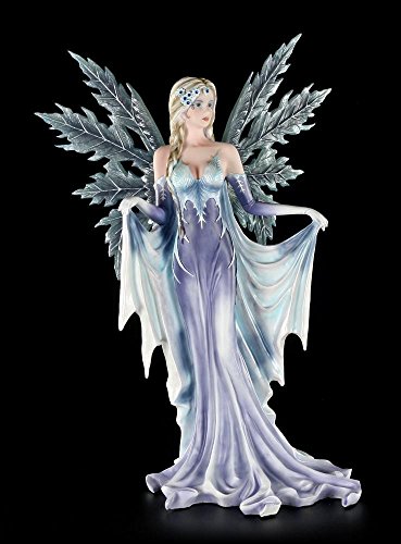 Wunderschöne große Elfen Figur - Regina die Schneekönigin - Elfenfigur Elfe Fee Fairy Deko Statue von Figuren Shop GmbH