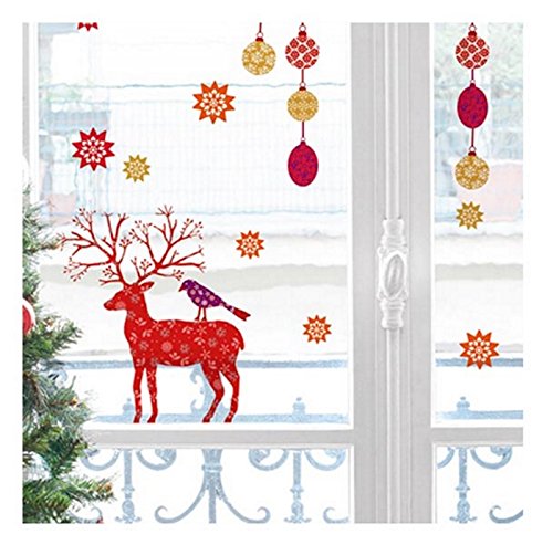 Xmas Fenstersticker Rothirsch von Unbekannt