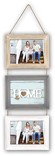 ZEP Lavigny Fotorahmen, Beige/blanc/gris, 18 x 13 x 3 cm von Zep