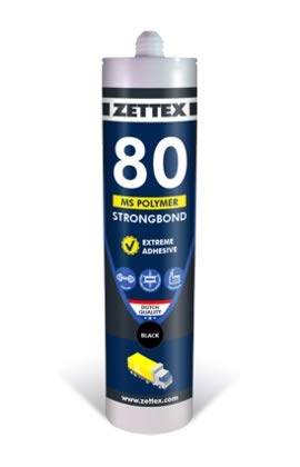 Zettex MS-Polymerkleber MS 80 High Tack. 290ml. Der Universalkleber für sehr gute Haftung bei sehr hoher Elastizität in Verbindung mit Glas, Fliesen, Metallen, Naturstein, Feinsteinzeug usw. von Unbekannt