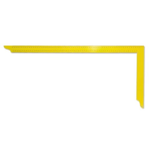 hedue® Zimmermannswinkel ZY - Gelber Zimmermannswinkel groß, Zimmererwinkel mit mm-Skala Typ A, Zimmermann Winkel 700 mm von Hedue