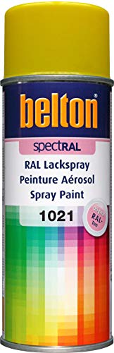 belton spectRAL Lackspray RAL 1021 rapsgelb, glänzend, 400 ml - Profi-Qualität von belton