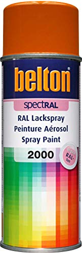 belton spectRAL Lackspray RAL 2000 gelborange, glänzend, 400 ml - Profi-Qualität von belton