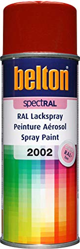 belton spectRAL Lackspray RAL 2002 blutorange, glänzend, 400 ml - Profi-Qualität von belton