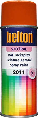 belton spectRAL Lackspray RAL 2011 tieforange, glänzend, 400 ml - Profi-Qualität von belton