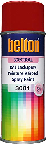 belton spectRAL Lackspray RAL 3001 signalrot, glänzend, 400 ml - Profi-Qualität von belton